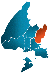 map highlighting Ardlussa Community Board