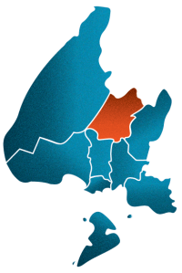 map highlighting Northern Community Board